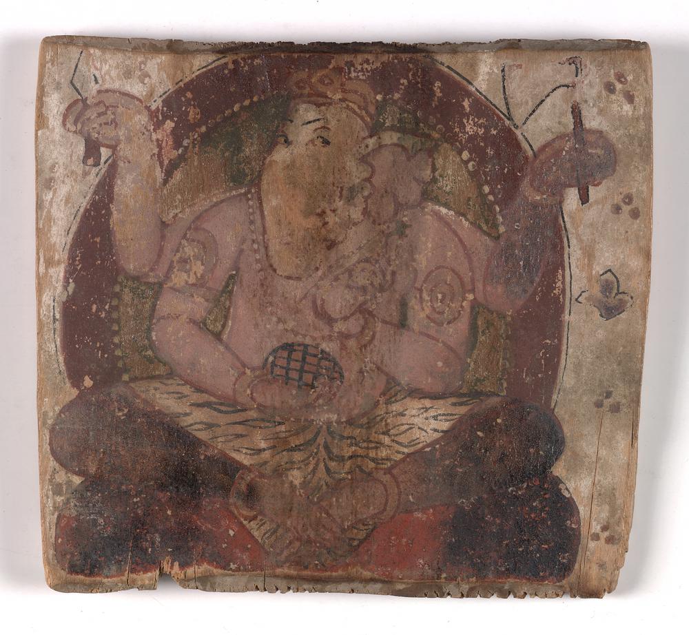 图片[3]-votive panel; 木板畫(Chinese) BM-1907-1111.143-China Archive