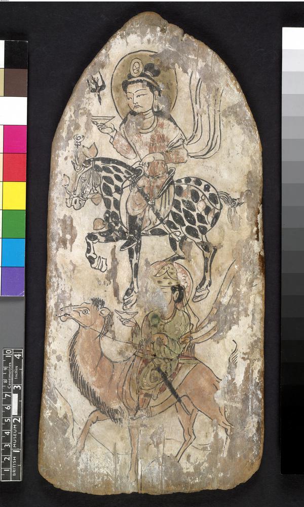 图片[4]-votive panel; 木板畫(Chinese) BM-1907-1111.70-China Archive