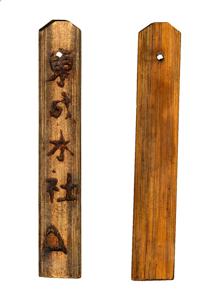 图片[1]-bamboo tally; game-piece BM-1979-0520.81-China Archive