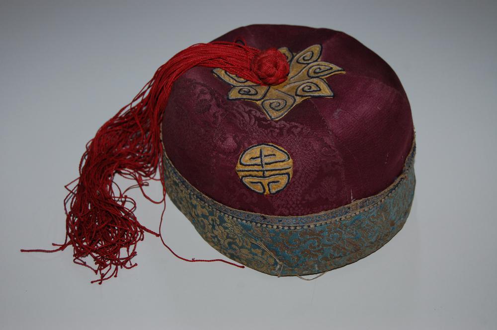 图片[1]-skull-cap; hat; religious/ritual equipment BM-As1894-0310.19-China Archive