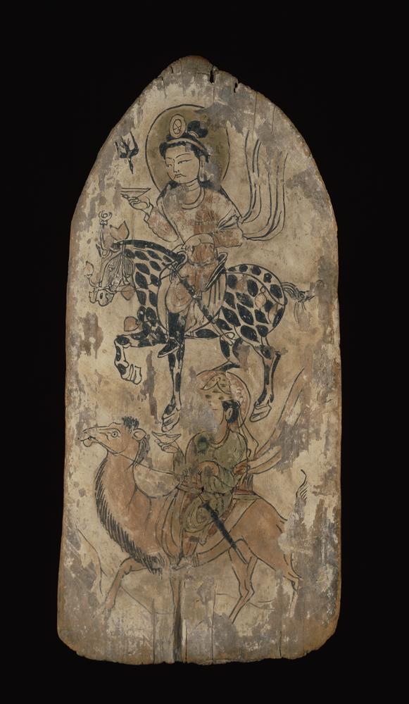 图片[5]-votive panel; 木板畫(Chinese) BM-1907-1111.70-China Archive