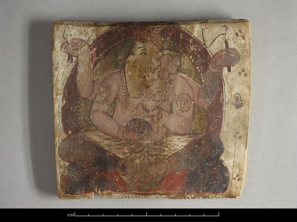 图片[1]-votive panel; 木板畫(Chinese) BM-1907-1111.143-China Archive