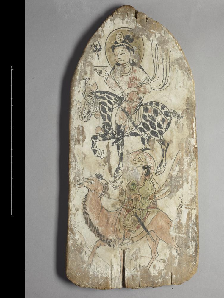 图片[1]-votive panel; 木板畫(Chinese) BM-1907-1111.70-China Archive