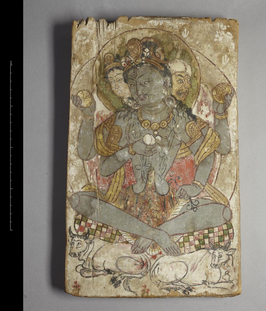 图片[1]-votive panel; 木板畫(Chinese) BM-1907-1111.71-China Archive