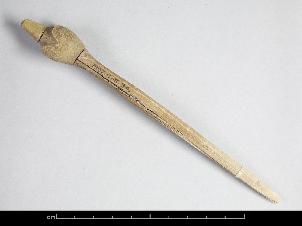 图片[1]-spindle-whorl(?); stylus(?); 鐵筆(Chinese) BM-1907-1111.94-China Archive