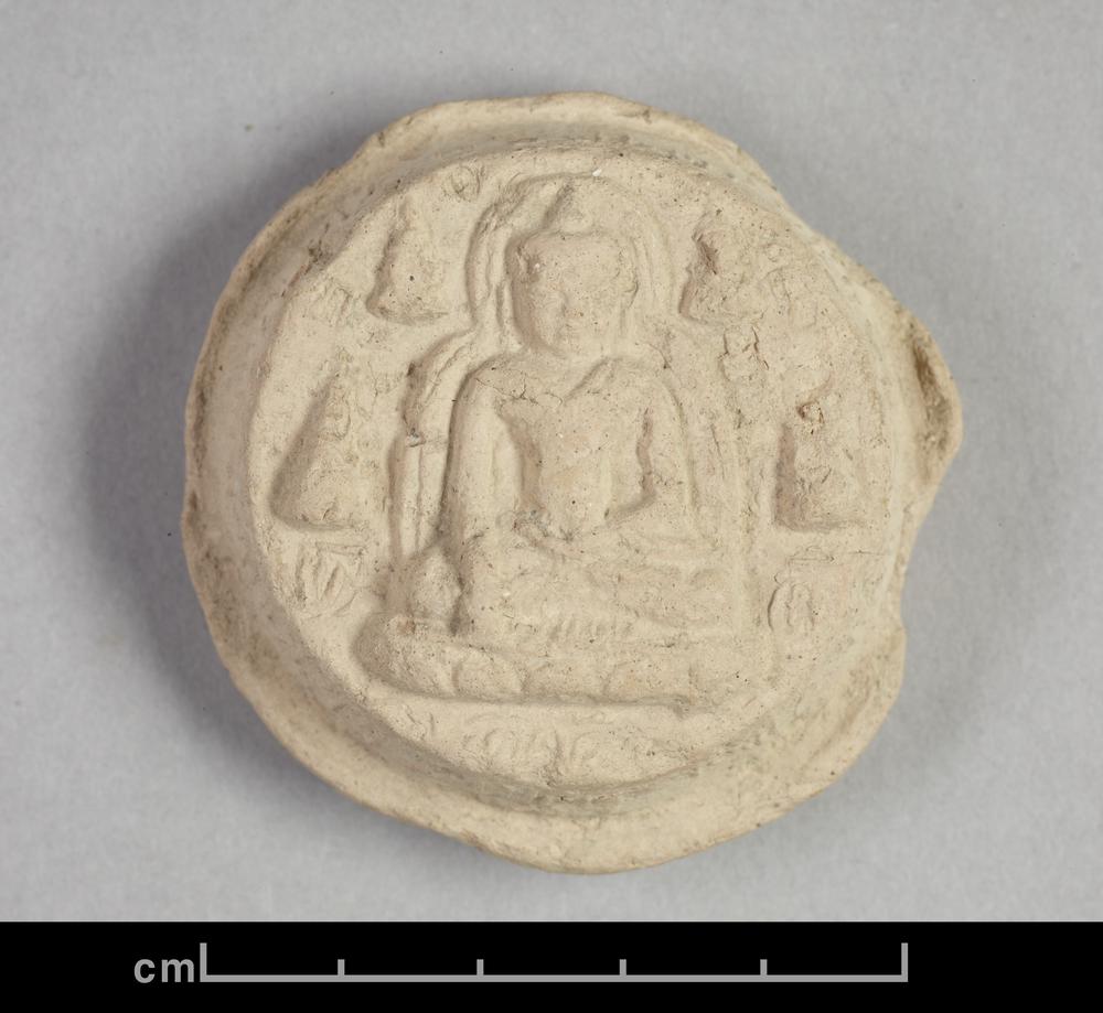 图片[1]-votive plaque; ts’a-ts’a; 木板畫(Chinese) BM-1928-1022.74-China Archive