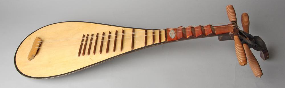 图片[1]-musical instrument(pipa); lute(Chinese) BM-As1972-03.2-China Archive