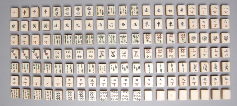 图片[1]-game-piece; mahjong-set BM-As1908-0416.1.b-China Archive