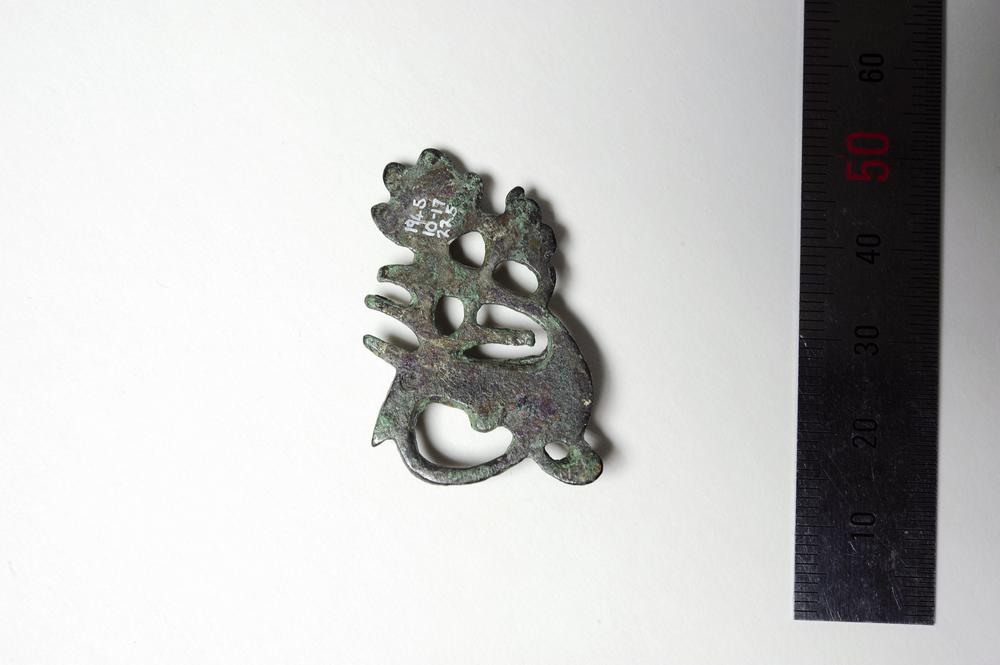 图片[3]-ornament(금동화조문투각장식金銅花鳥文透刻裝飾); plaque BM-1945-1017.225-China Archive