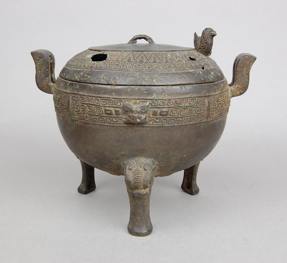图片[1]-tripod-bowl; lid BM-As1980-12.14-China Archive