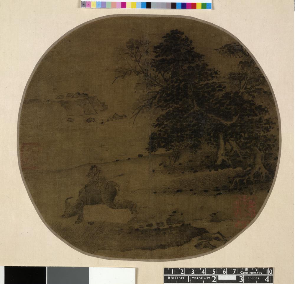 图片[1]-fan; painting BM-1951-0407-0.17-China Archive