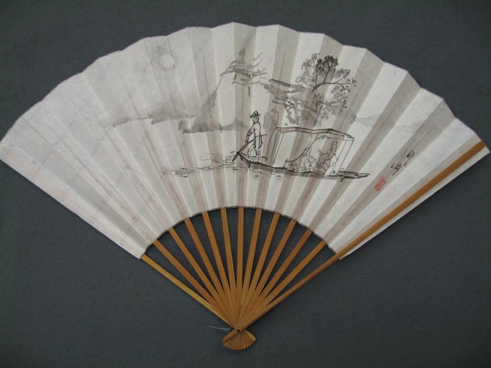 图片[1]-fan; painting BM-2003-0313-0.23-China Archive