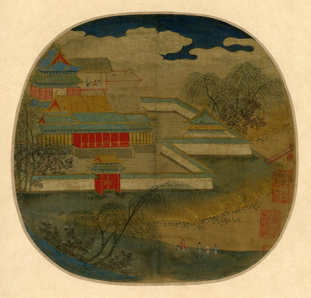 图片[1]-fan; painting BM-1951-0407-0.16-China Archive