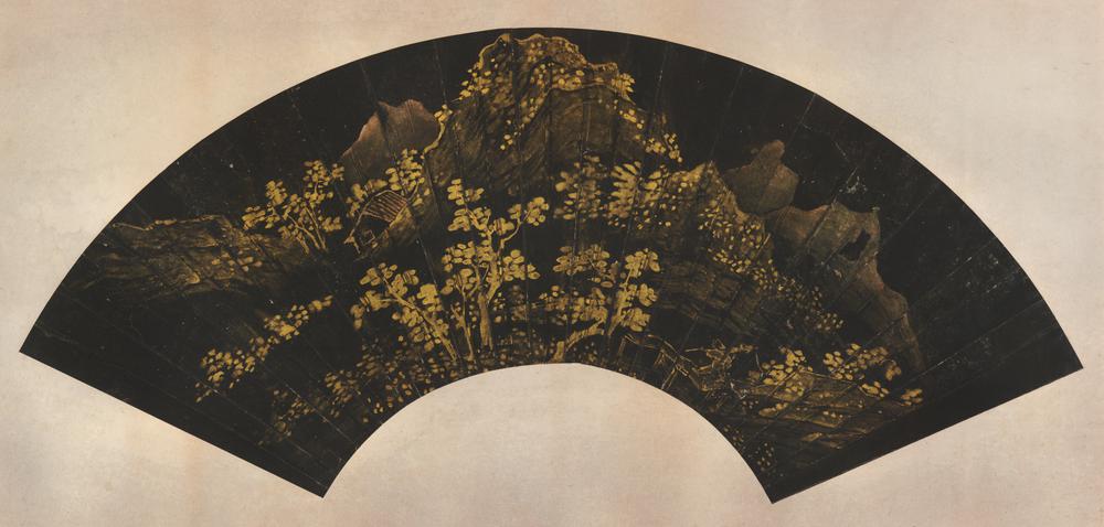 fan; painting BM-1936-1009-0.80-China Archive