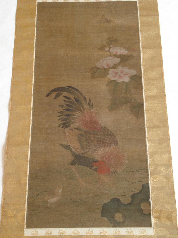 图片[1]-hanging scroll; painting(雄雞) BM-1881-1210-0.4.CH-China Archive