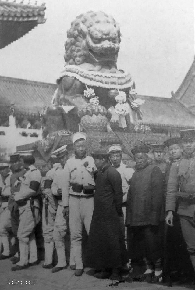 图片[5]-Old photos of the whole process of the 1908 Puyi’s accession to the throne ceremony-China Archive