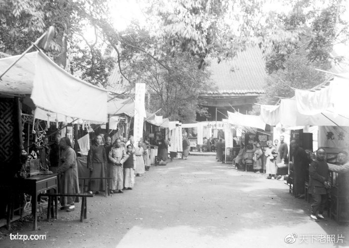 图片[1]-Grand occasion of Qingyang Palace Fair in Chengdu in 1911-China Archive