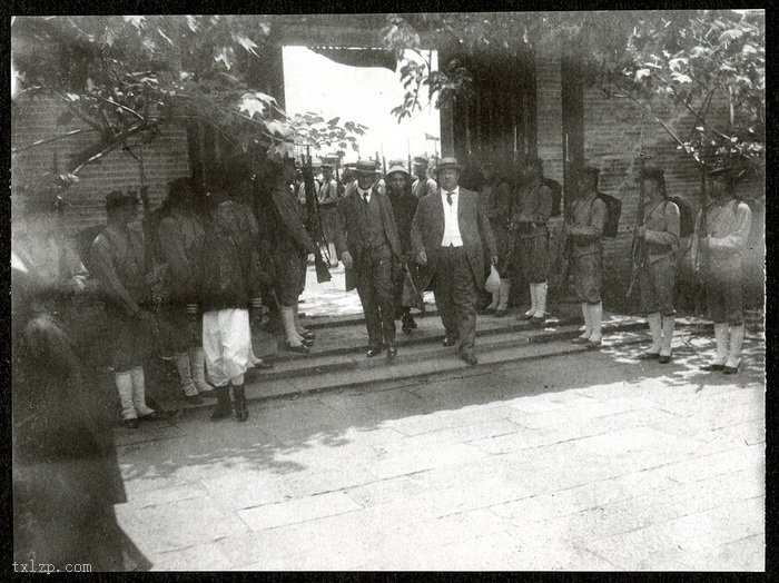 图片[9]-Photo of the American government delegation visiting China in Guangzhou in 1905-China Archive