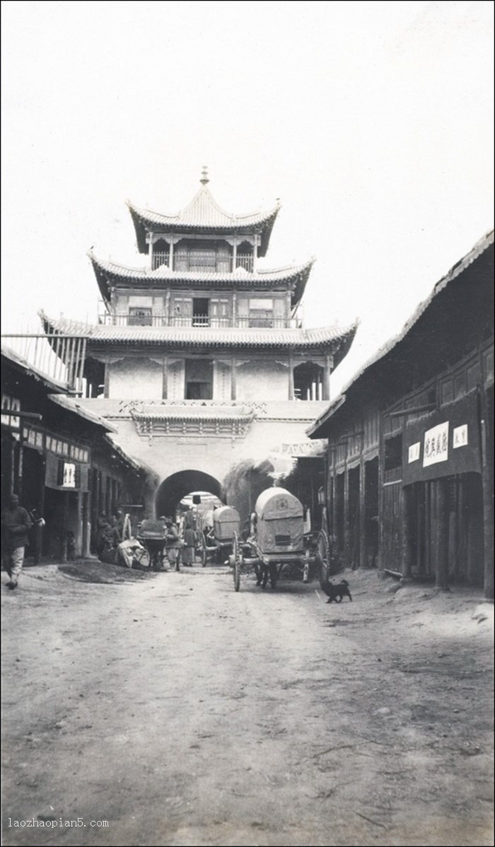 图片[1]-The old photo of Suzhou, Gansu (now Jiuquan) in 1910 by Morrison-China Archive