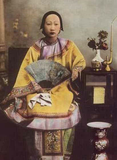 图片[8]-Old photos of women in the Qing Dynasty in the 1880s-China Archive