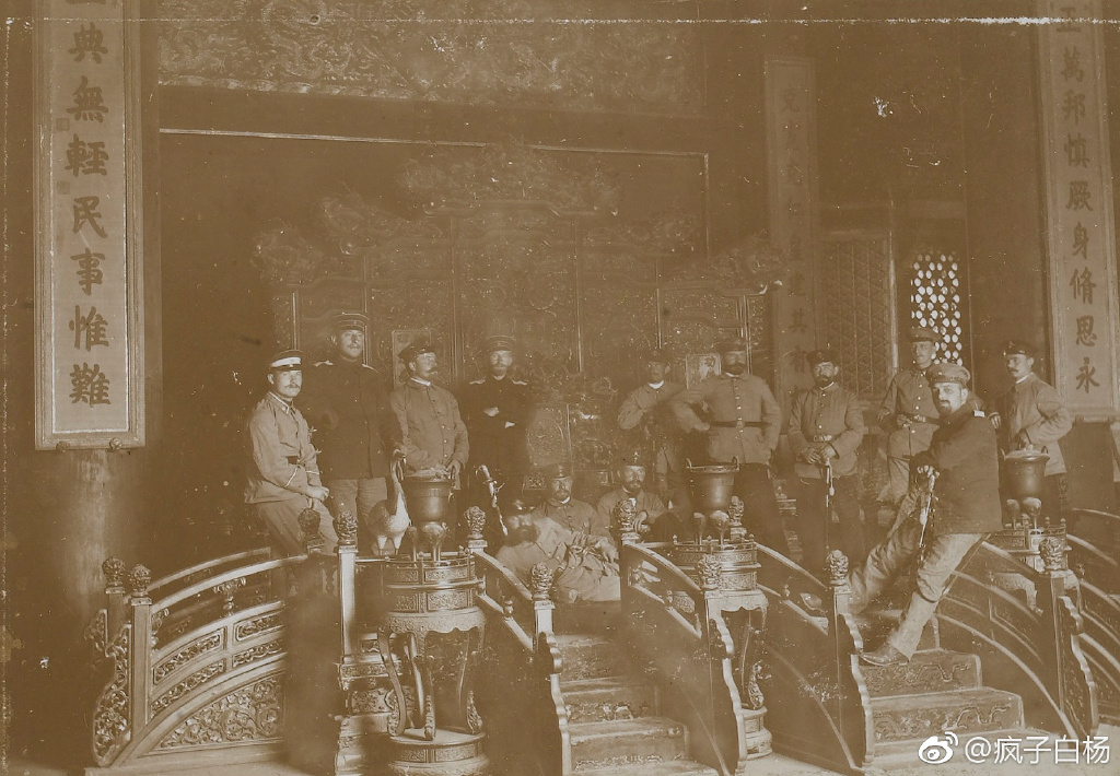 图片[4]-German soldiers in the Forbidden City and the Summer Palace during the invasion of China by the Eight Power Allied Forces in 1900-China Archive