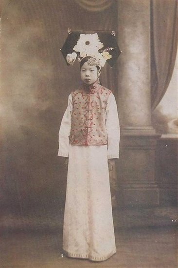 图片[4]-Old photos of Empress Wanrong and Concubine Wen Xiu of Puyi-China Archive