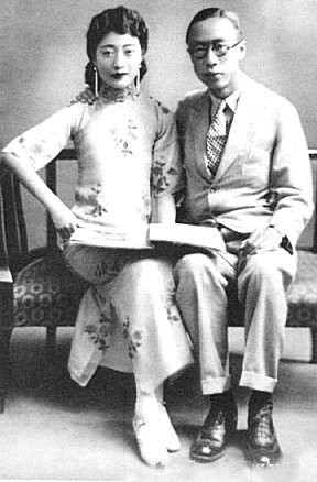 图片[1]-Old photos of Empress Wanrong and Concubine Wen Xiu of Puyi-China Archive
