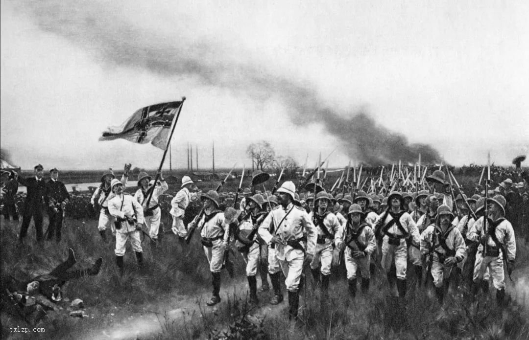 图片[1]-Old photos of the Eight Nation Allied Forces attacking the Forbidden City in 1900-China Archive