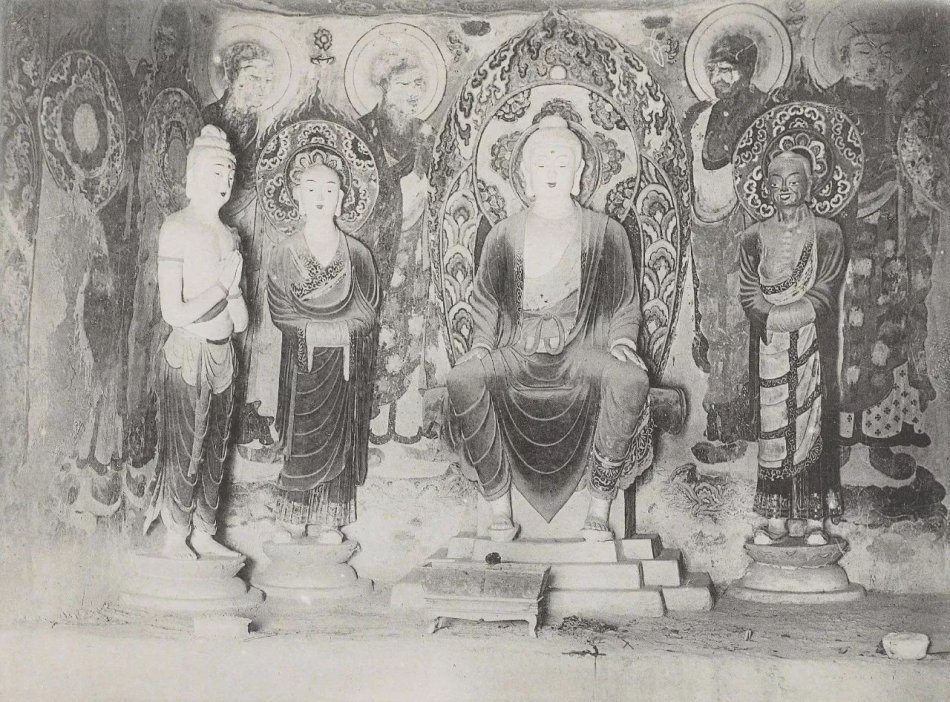 图片[7]-The shocking images of the Mogao Grottoes in Dunhuang before their destruction in 1908 (middle)-China Archive