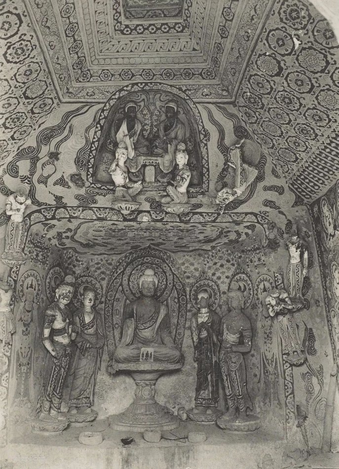 图片[21]-The shocking images of the Mogao Grottoes in Dunhuang before their destruction in 1908 (middle)-China Archive