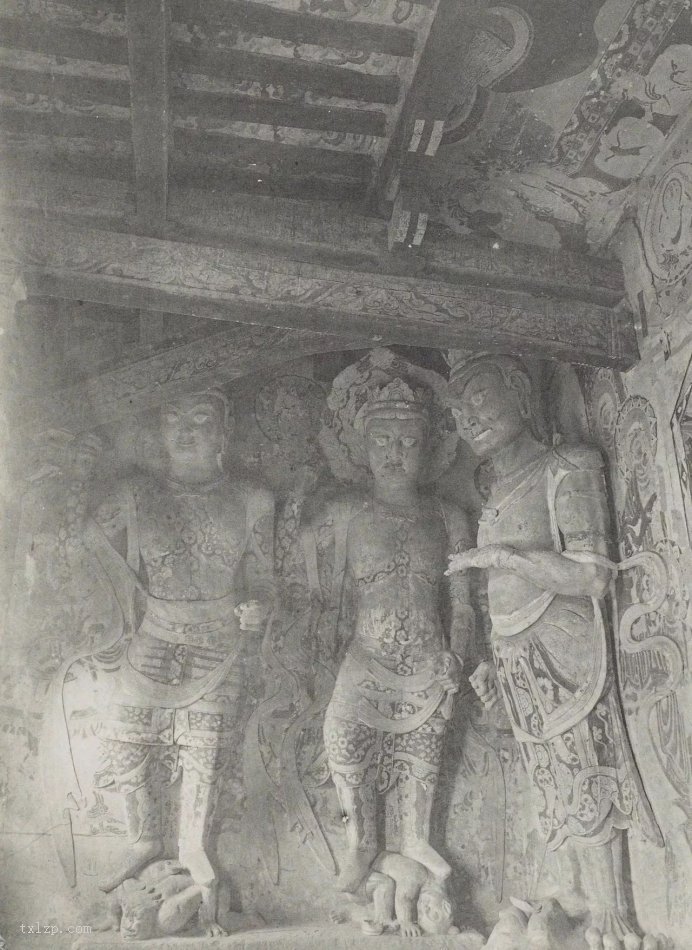 图片[22]-The shocking images of the Mogao Grottoes in Dunhuang before their destruction in 1908 (middle)-China Archive