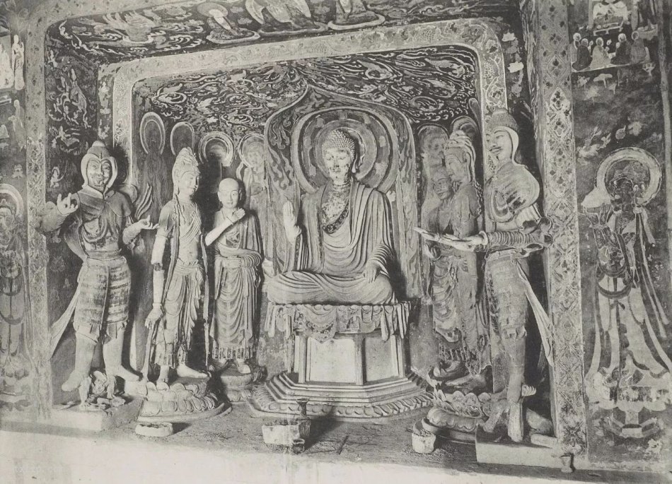 图片[13]-The shocking images of the Mogao Grottoes in Dunhuang before their destruction in 1908 (middle)-China Archive