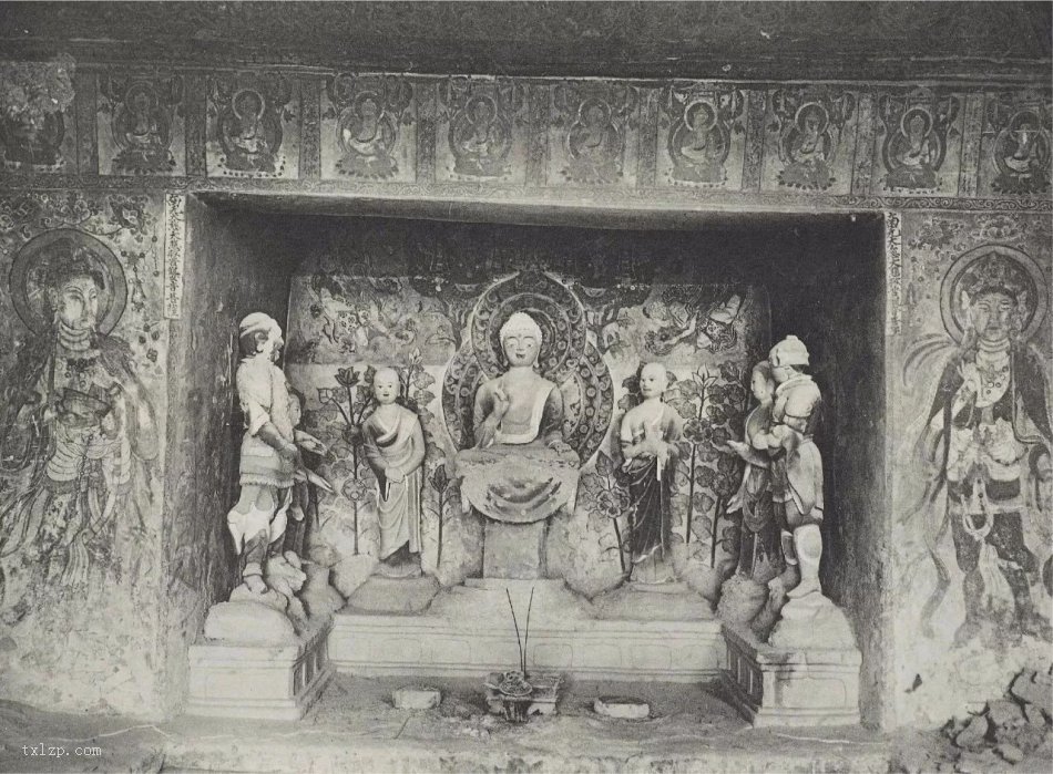 图片[15]-The shocking images of the Mogao Grottoes in Dunhuang before their destruction in 1908 (middle)-China Archive