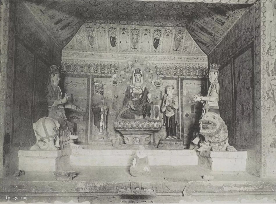 图片[19]-The shocking images of the Mogao Grottoes in Dunhuang before their destruction in 1908 (middle)-China Archive