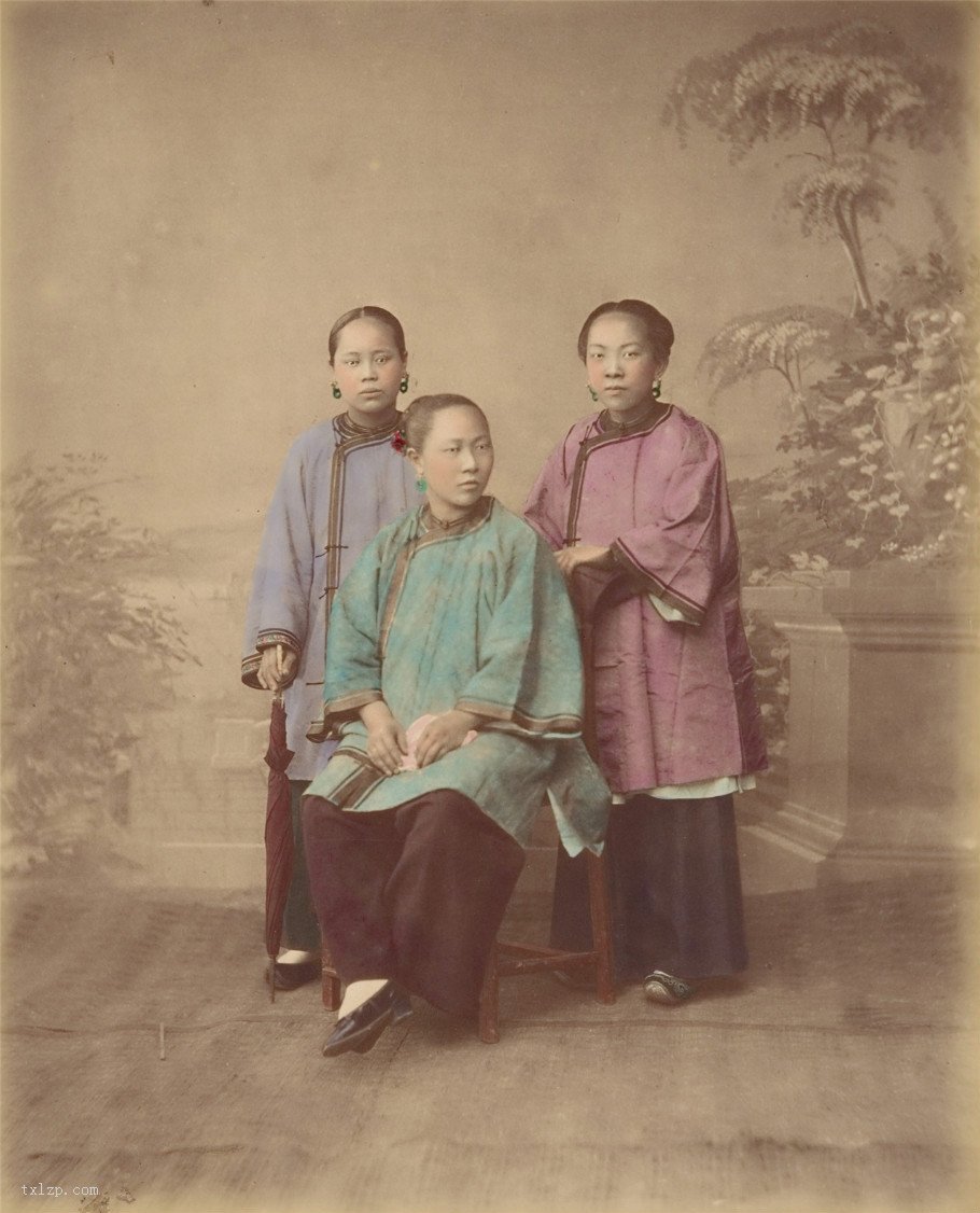 图片[2]-Portraits of late Qing Dynasty, rare old color high-definition photos (Part 2)-China Archive