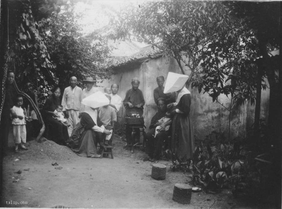 图片[1]-Old photos of missionary activities of foreign missionaries in Dinghai, Zhoushan, 1910-1930-China Archive