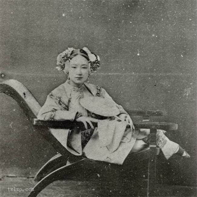 图片[4]-Old photos of brothel women in the late Qing Dynasty-China Archive