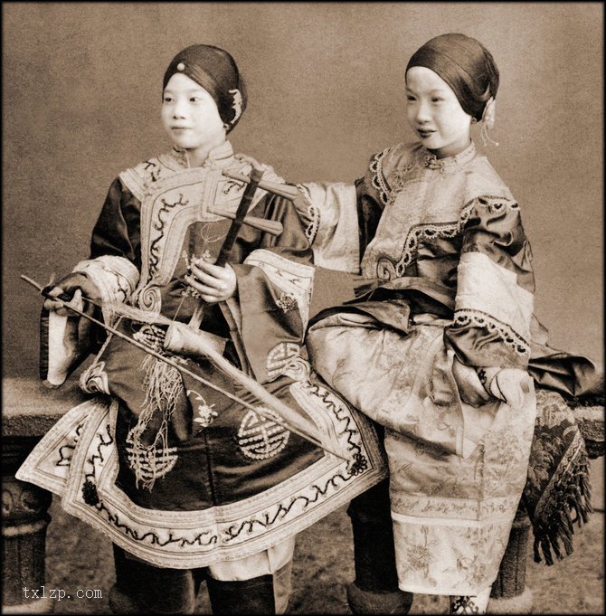 图片[8]-Old photos of brothel women in the late Qing Dynasty-China Archive