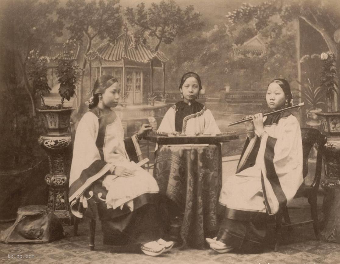 图片[11]-Old photos of brothel women in the late Qing Dynasty-China Archive