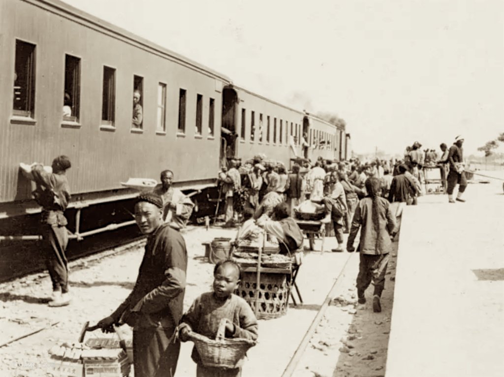 图片[1]-Old Photos | Pictures of Beijing Zhangjiakou Railway in 1910-China Archive