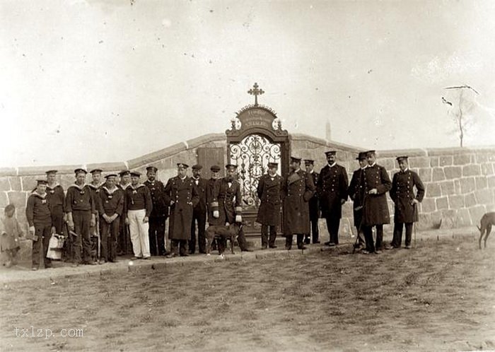 图片[1]-The old photo of Jiaoao (Qingdao area) at the end of the 19th century-China Archive