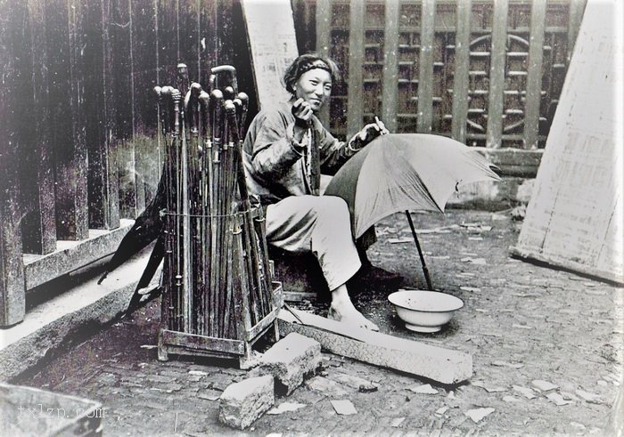 图片[2]-Old photos of street bottom people in the late Qing Dynasty-China Archive