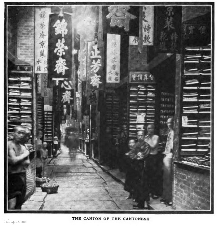 图片[5]-Photos of Yuexiu Street and Shops in Foreign Books in the Late Qing Dynasty-China Archive