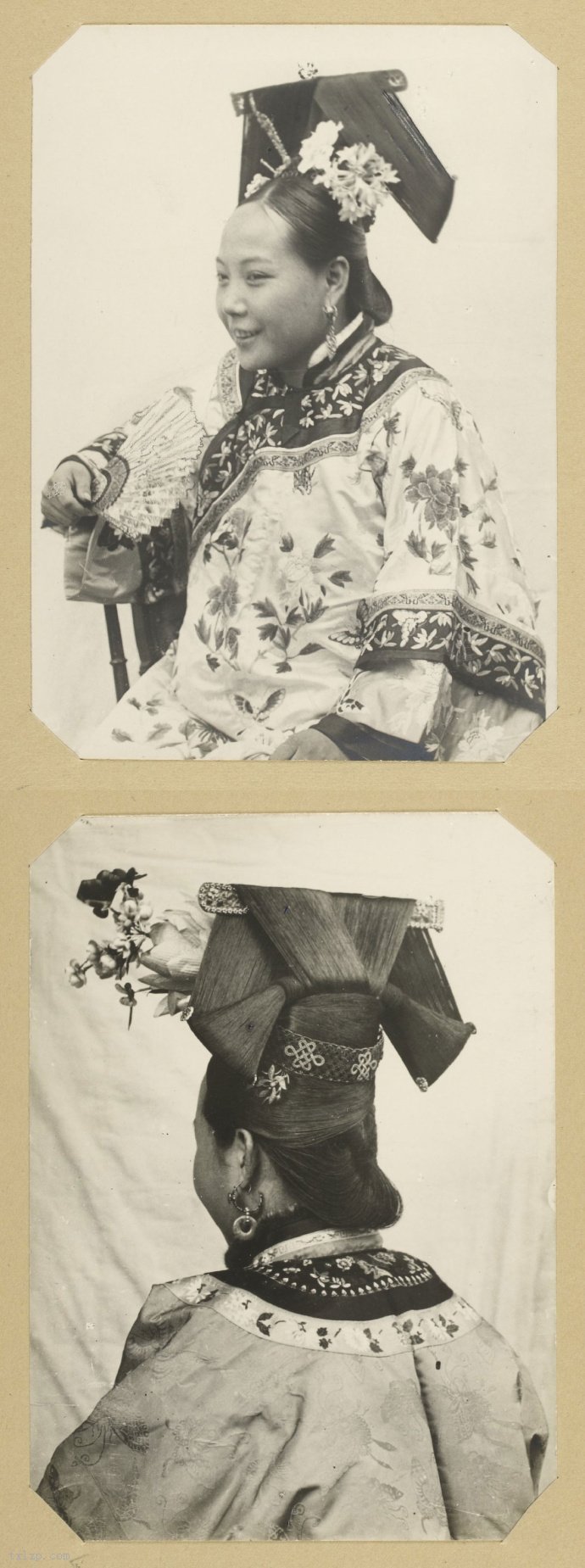 图片[2]-A picture of a noble lady of the Qing Dynasty in the 1900s-China Archive