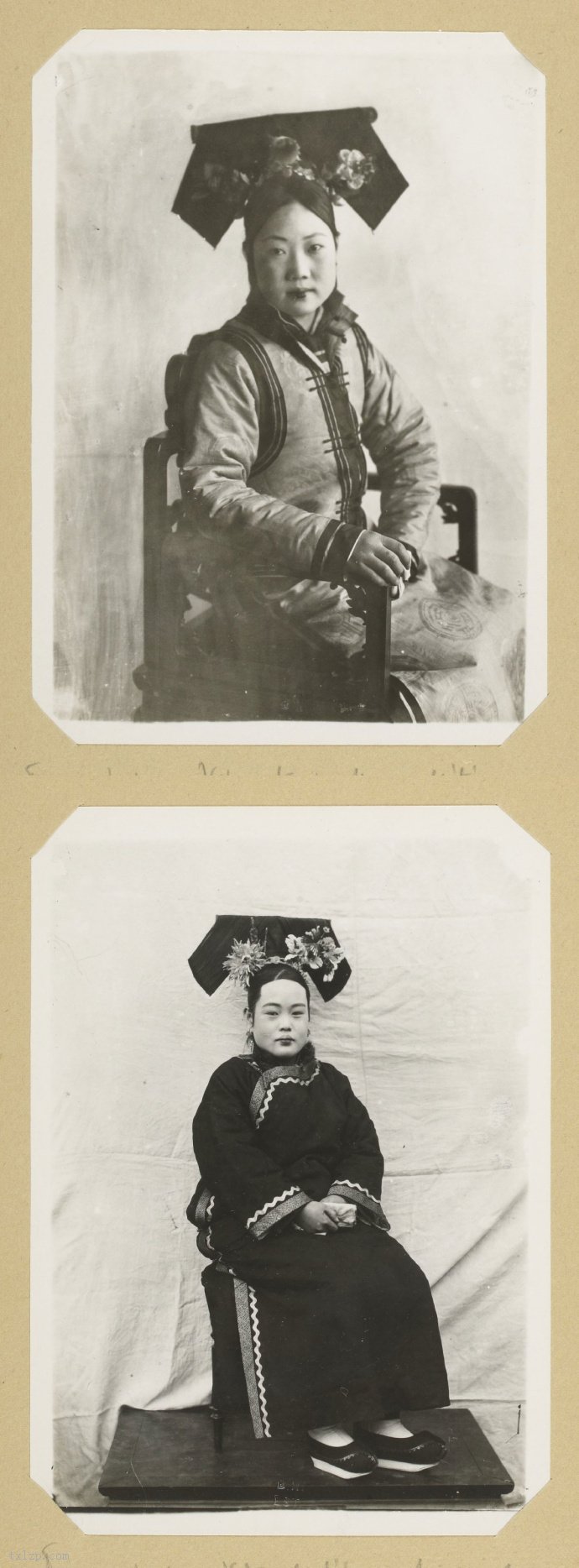 图片[4]-A picture of a noble lady of the Qing Dynasty in the 1900s-China Archive