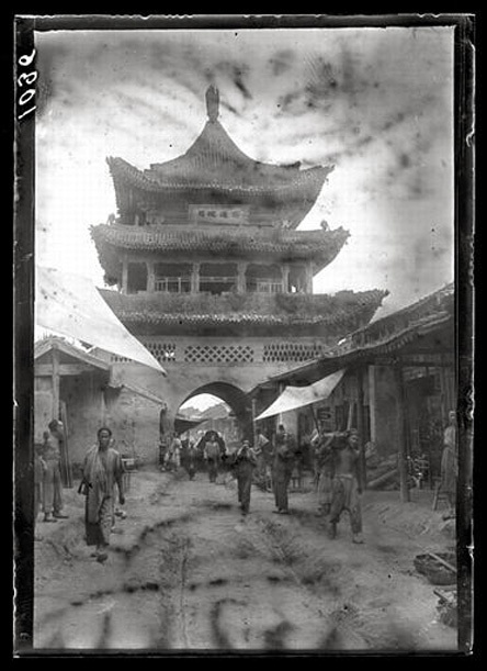 图片[1]-The old photo of Hancheng County, Shaanxi in 1907 is a desolate tomb of Sima Qian-China Archive