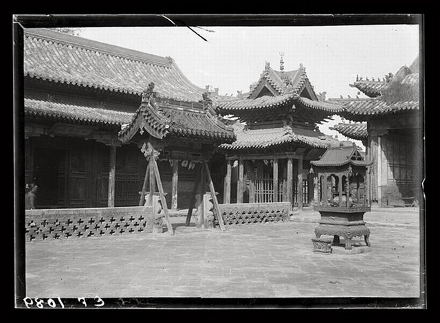 图片[2]-1907 Old photo of Taiyuan Mansion One hundred years ago, Little Five Terraces of Jiuxianqiao, Chenghuang Temple, Taiyuan-China Archive