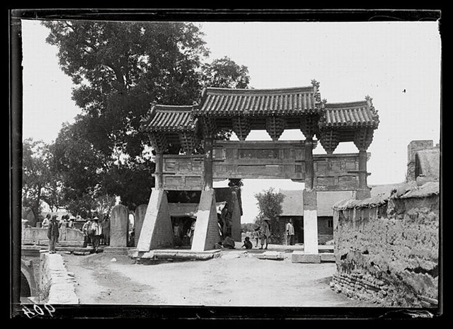 图片[4]-The old photo of Zou County, Shandong Province in 1907: the scene of Meng Temple a hundred years ago-China Archive