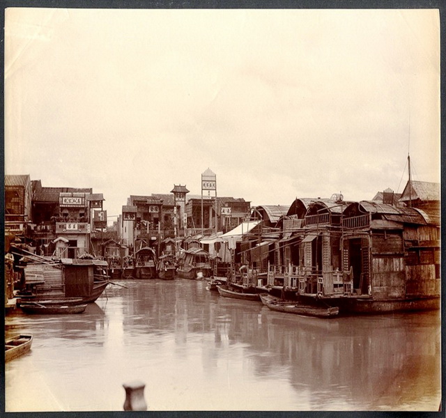 图片[7]-A group of colorful photos of Guangzhou’s charming scenery on old postcards in the late Qing Dynasty-China Archive