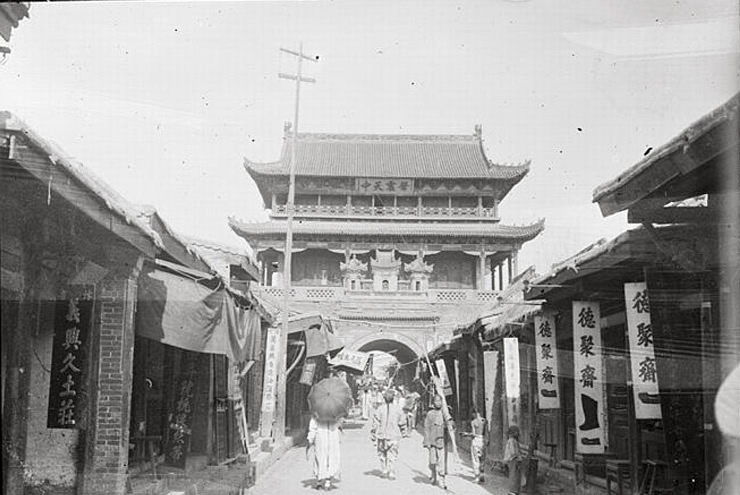 图片[1]-1907 Old photo of Kaifeng, Henan Erzeng Temple, Daguo Xiangsi Temple and Drum Tower 110 years ago-China Archive